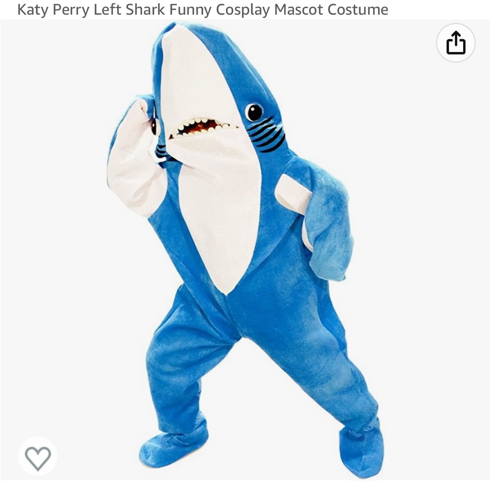 Katy Perry Halftime Show Left Shark Costume - Teen Size